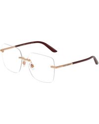 Dolce & Gabbana - Dg1360 02 Optical Frames Metal Squared Normal - Lyst