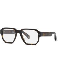Philipp Plein - Vpp199V Plein Stud 722 Optical Frames Acetate Geometric - Lyst