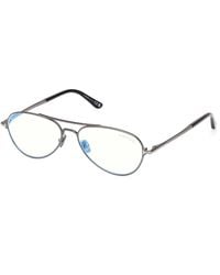 Tom Ford - Ft6128-B 008 Optical Frames Metal Pilot Normal - Lyst