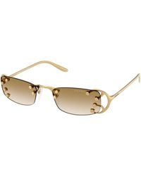 Prada - Pr C57S 29H30V Sunglasses Metal Squared Normal Nuanced - Lyst
