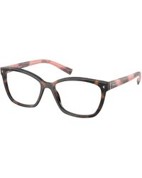 Prada - Pr 15Zv 23A1O1 Optical Frames Acetate Squared Normal - Lyst