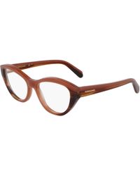 Ferragamo - Sf3011 254 Optical Frames Acetate Cat Eye Normal - Lyst