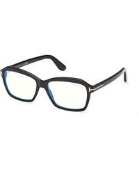 Tom Ford - Ft6129-B 052 Optical Frames Acetate Squared Normal - Lyst