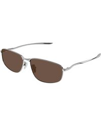 Balenciaga - Bb0494Sa 002 Sunglasses Metal Squared - Lyst