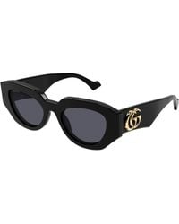 Gucci - Gg1421S 001 Sunglasses Acetate Geometric - Lyst