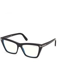 Tom Ford - Ft6189-B 52 Optical Frames Acetate Cat Eye Normal - Lyst