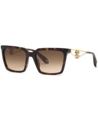 Roberto Cavalli - Src157M 743 Sunglasses Acetate Squared Normal Nuanced - Lyst