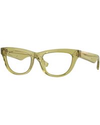 Burberry - Be2406U 4118 Optical Frames Acetate Transparent Squared Normal - Lyst