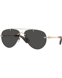 Burberry - Be3151 110987 Sunglasses Metal Pilot Normal - Lyst