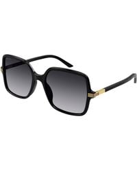 Gucci - Gg1449S 001 Sunglasses Acetate Squared Normal Shaded - Lyst