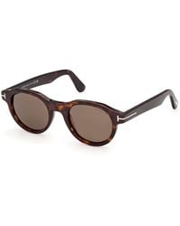 Tom Ford - Ft1404 Nils-02 52J Sunglasses Acetate Roviex Round Normal - Lyst