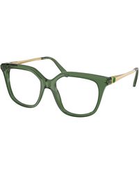 Swarovski - Sk2059 1085 Optical Frames Acetate Transparent Squared Normal - Lyst