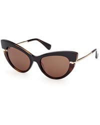 Max Mara - Mm0187 56E Sunglasses Acetate Cat Eye Normal - Lyst