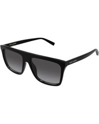 Saint Laurent - Sl 904 001 Sunglasses Acetate Squared - Lyst