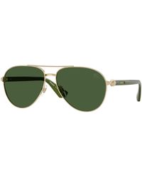 Burberry - Be3167 110971 Sunglasses Metal Pilot Normal - Lyst