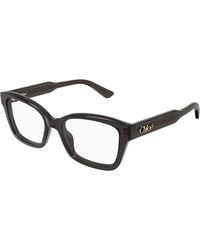 Chloé - Ch0380O 001 Optical Frames Acetate Transparent Cat Eye - Lyst