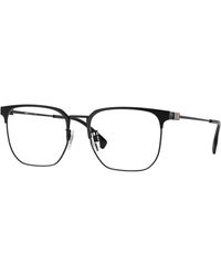 Burberry - Be1383D 1001 Optical Frames Metal Squared Normal - Lyst