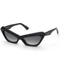 Nina Ricci - Snr405 700 Sunglasses Acetate Smoke Cat Eye Normal Shaded - Lyst