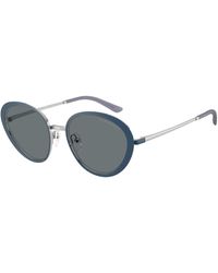 Emporio Armani - Ea2177 344280 Sunglasses Metal Geometric Normal - Lyst