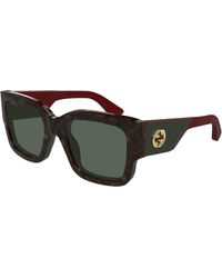 Gucci - Gg1663S 002 Sunglasses Acetate Squared - Lyst