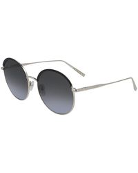 Longchamp - Lo131S 42821 720 Sunglasses Metal Round Normal Shaded - Lyst