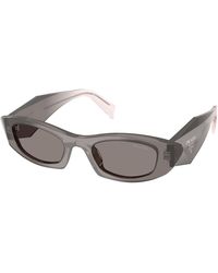 Prada - Pr B16S 20F80Q Sunglasses Acetate Round Normal - Lyst