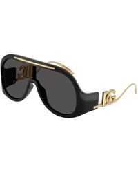 Dolce & Gabbana - Dg6202 501/87 Sunglasses Injected Pilot Normal - Lyst
