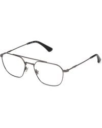 Police - Vplp08 Origins Lite 26 568 Optical Frames Metal Squared - Lyst