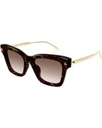 McQueen - Am0483S 002 Sunglasses Acetate Squared - Lyst
