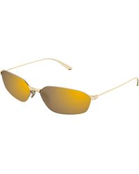 Balenciaga - Bb0412S 004 Sunglasses Metal Geometric - Lyst