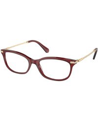 Swarovski - Sk2017 1055 Optical Frames Acetate Squared Normal - Lyst