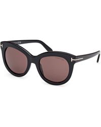 Tom Ford - Ft1189 Odette 01E Sunglasses Acetate Butterfly Normal - Lyst