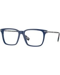 Burberry - Be2378 Ellis 4058 Optical Frames Acetate Transparent Squared Normal - Lyst