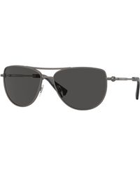 Burberry - Be3149 131687 Sunglasses Metal Pilot Normal - Lyst