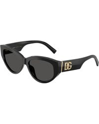 Dolce & Gabbana - Dg4514 501/87 Sunglasses Acetate Cat Eye Normal - Lyst
