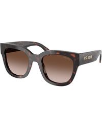 Prada - Pr C04S 17N80A Sunglasses Acetate Squared Normal Shaded - Lyst