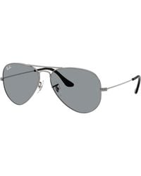 Ray-Ban - Rb3025 Aviator Large Metal Sunglasses, Gold/grey Gradient, 62 Mm - Lyst