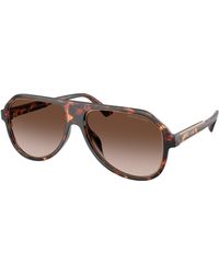Michael Kors - Mk2281U Molokai 300613 Sunglasses Injected Pilot Normal Nuanced - Lyst