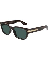 Montblanc - Mb0479S 002 Sunglasses Acetate Squared - Lyst