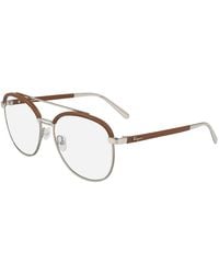 Ferragamo - Sf2195L 42914 704 Optical Frames Metal Pilot - Lyst