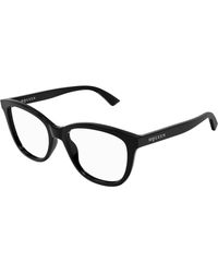 McQueen - Am0487O 001 Optical Frames Acetate Transparent Cat Eye - Lyst