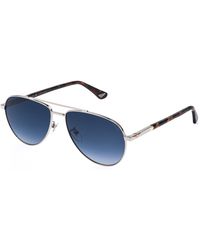 Police - Splr77 New Crossroads 6 579 Sunglasses Metal Pilot Normal Nuanced - Lyst