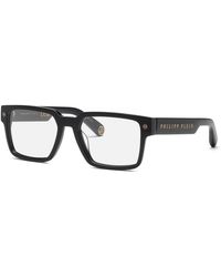 Philipp Plein - Vpp193V Plein Stud 700Y Optical Frames Acetate Squared - Lyst
