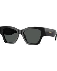 Versace - Ve4492U Gb1/87 Sunglasses Acetate Squared Normal - Lyst