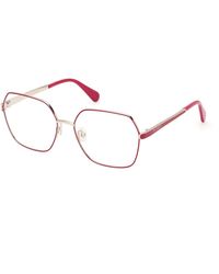 MAX&Co. - Mo5139 075 Optical Frames Metal Squared Normal - Lyst