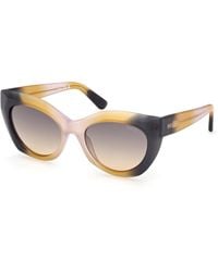 PUCCI - Ep0257 05B Sunglasses Smoke Geometric Normal - Lyst