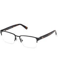 Guess - Gu50326 002 Optical Frames Metal Squared Normal - Lyst