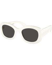 Prada - Pr A13S 1425S0 Sunglasses Acetate Round Normal - Lyst