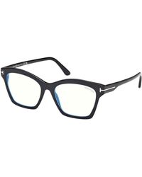 Tom Ford - Ft6042-B 001 Optical Frames Acetate Butterfly Normal - Lyst