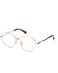 Max Mara - Mm5207 032 Optical Frames Metal Geometric Normal - Lyst